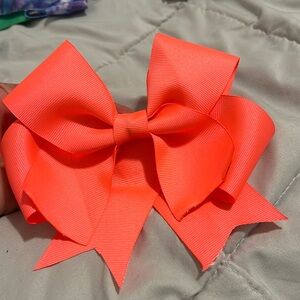 Hot pink bow